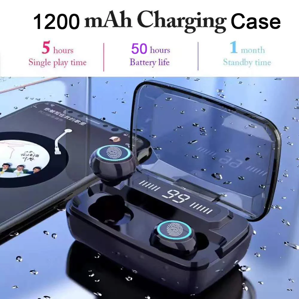Bluetooth-наушники M11 TWS с сенсорным управлением шумоподавление настоящие