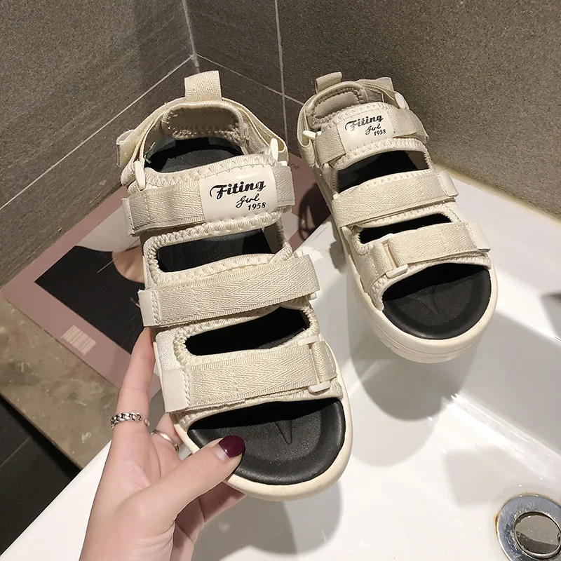 Korean version original sufeng platform sandals female summer fashion hook & loop flat women lovers student beach women shoes
Korean version original sufeng platform sandals female summer fashion hook & loop flat women lovers student beach women shoes