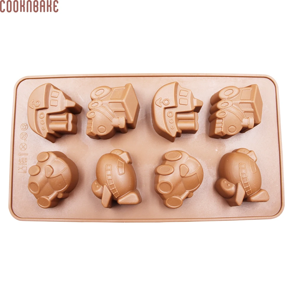 Силиконовая форма для шоколада COOKNBAKE формочка парома с 8 отверстиями конфет