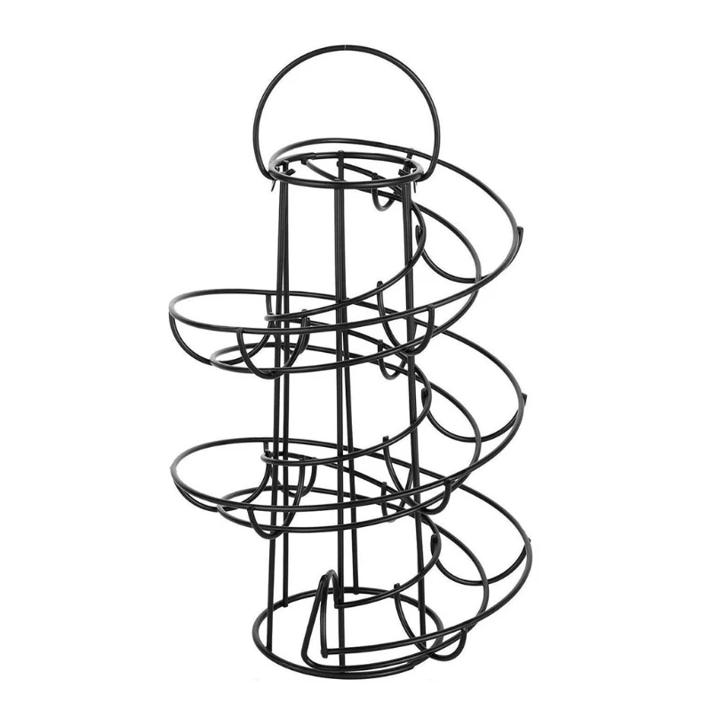 Egg Basket Spiraling Dispenser Rack -Chrome Plated Freestanding Wire Chicken Egg Storage Organizer Display Holder Basket
Egg Basket Spiraling Dispenser Rack -Chrome Plated Freestanding Wire Chicken Egg Storage Organizer Display Holder Basket