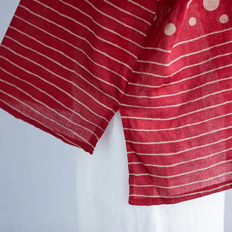 Vintage Cotton Women T Shirt Plus Size Batwing Sleeve Oversize T-Shirt Female Vogue Striped Linen Tshirt Summer Loose Tee Shirts
Vintage Cotton Women T Shirt Plus Size Batwing Sleeve Oversize T-Shirt Female Vogue Striped Linen Tshirt Summer Loose Tee Shirts