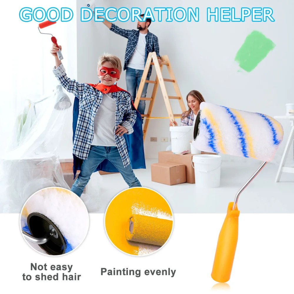 5PCS 100MM Roller Paint Brushes Professional DIY Wall Paint Brushes for Bedroom Living Room
5PCS 100MM Roller Paint Brushes Professional DIY Wall Paint Brushes for Bedroom Living Room