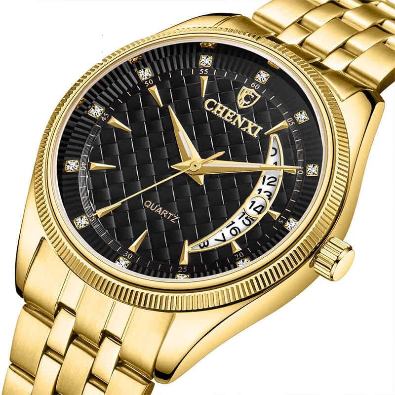2021 Top Men Watch Luxury Brand Stainless Steel Waterproof Quartz Wristwatch Mens Watches Fashion Golden Business Male Clock
2021 Top Men Watch Luxury Brand Stainless Steel Waterproof Quartz Wristwatch Mens Watches Fashion Golden Business Male Clock