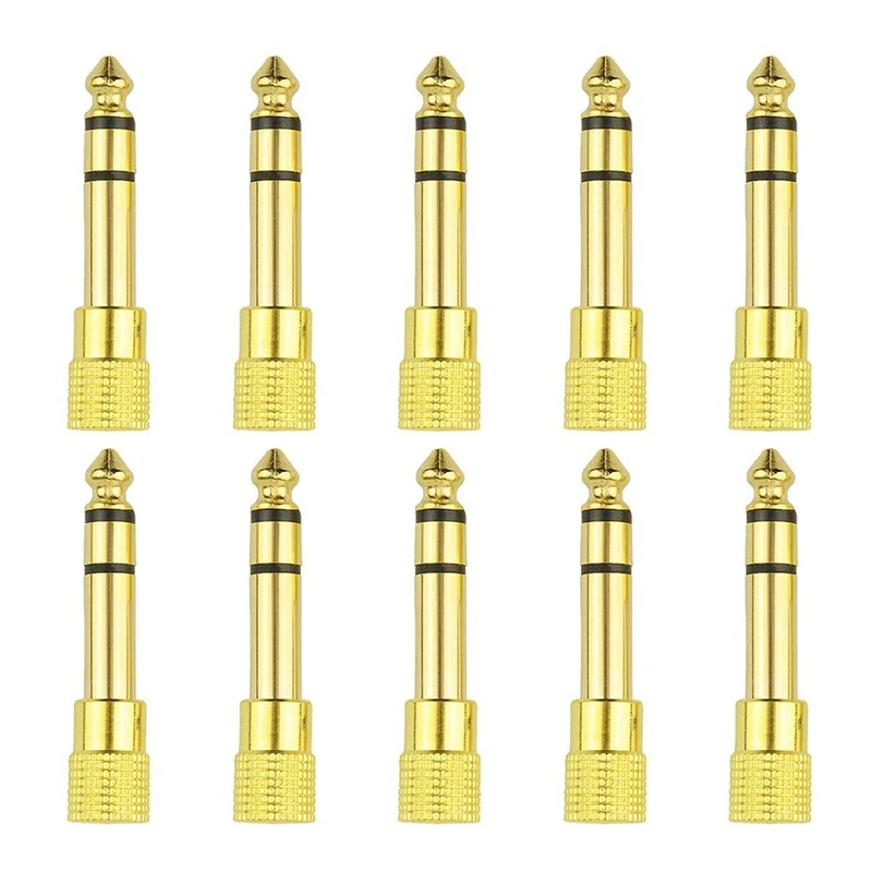 1Pcs Earphone Head Connector Plug 6.35 mm Male to 3.5mm Female Gold-Plated Copper Stereo Headphone Audio Jack Convert
1Pcs Earphone Head Connector Plug 6.35 mm Male to 3.5mm Female Gold-Plated Copper Stereo Headphone Audio Jack Convert