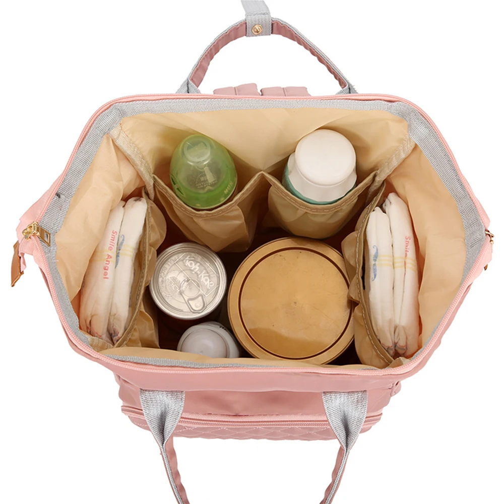 Diaper bags for mummy Ringer embroidery thread large capacity mommy bag bottle pregnant bag multifunctional mother backpack
Diaper bags for mummy Ringer embroidery thread large capacity mommy bag bottle pregnant bag multifunctional mother backpack