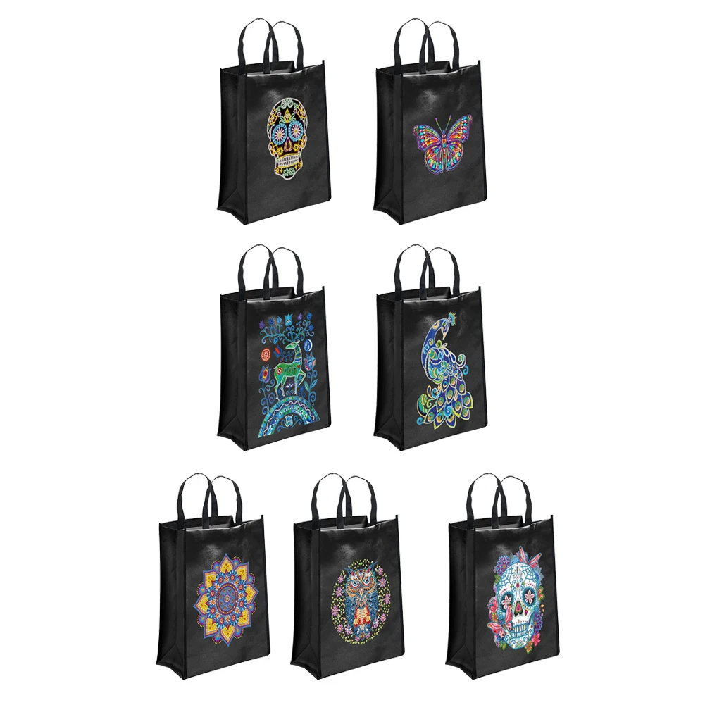 5D Diamond Mosaic Handbag DIY Eco-friendly Shopping Storage Bags Foldable Handbag Night Luminous Craft Tote Bag
5D Diamond Mosaic Handbag DIY Eco-friendly Shopping Storage Bags Foldable Handbag Night Luminous Craft Tote Bag