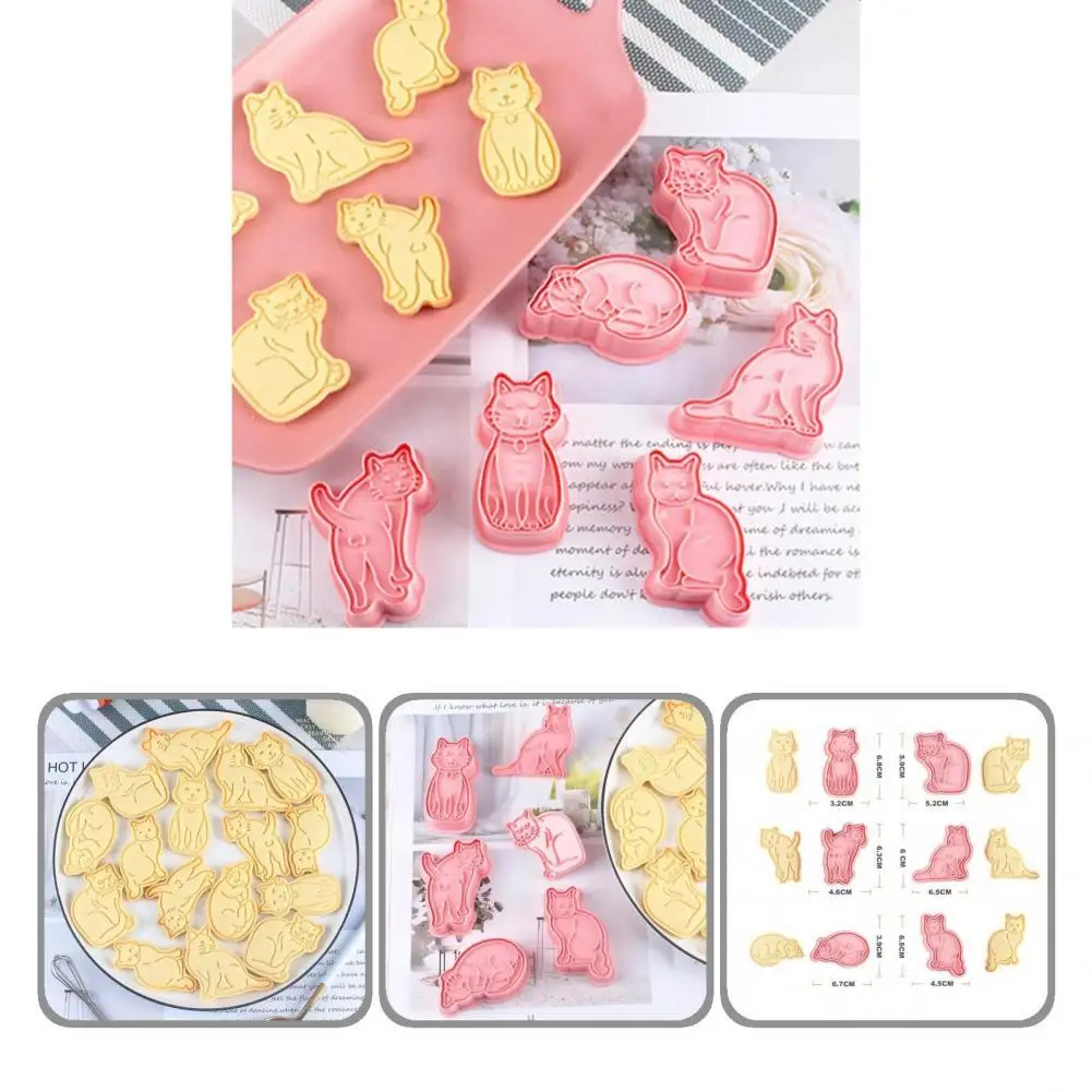 Solid Color 6Pcs/Set Convenient Beautiful Festive Touch Cookie Cutter Anti-deform Cookie Mold Durable for Home
Solid Color 6Pcs/Set Convenient Beautiful Festive Touch Cookie Cutter Anti-deform Cookie Mold Durable for Home