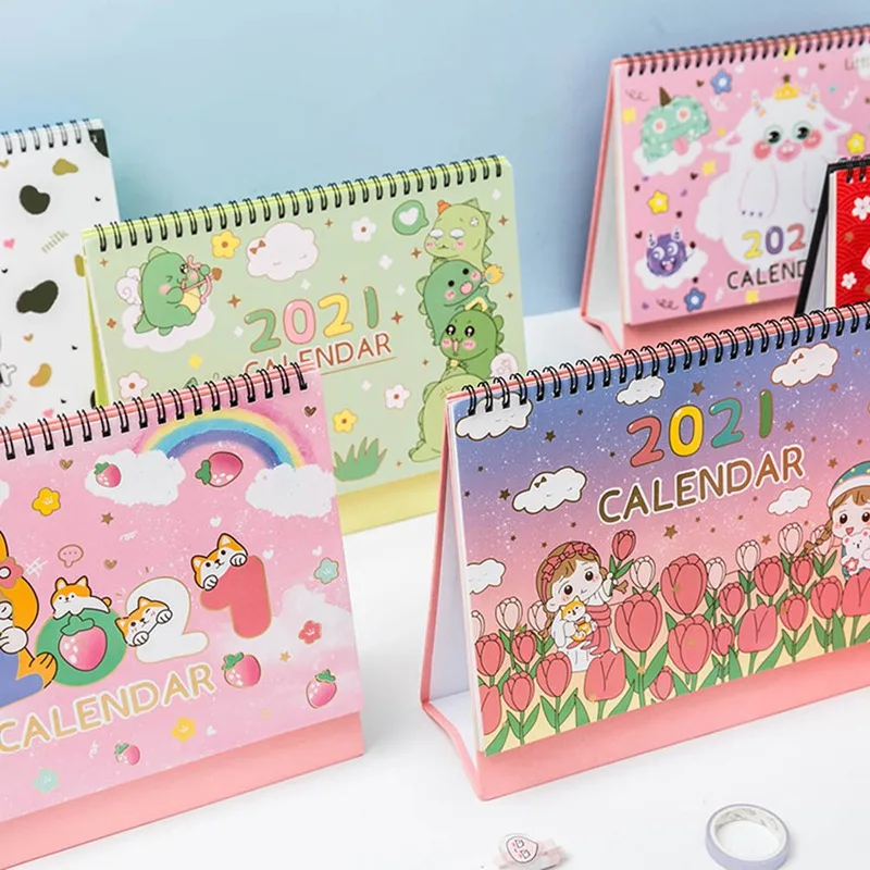 Cute 2021 Desktop Calendar Cartoon Calendar Creative Daily Agenda Table Calendar DIY Scrapbooking Stationery Office School
Cute 2021 Desktop Calendar Cartoon Calendar Creative Daily Agenda Table Calendar DIY Scrapbooking Stationery Office School