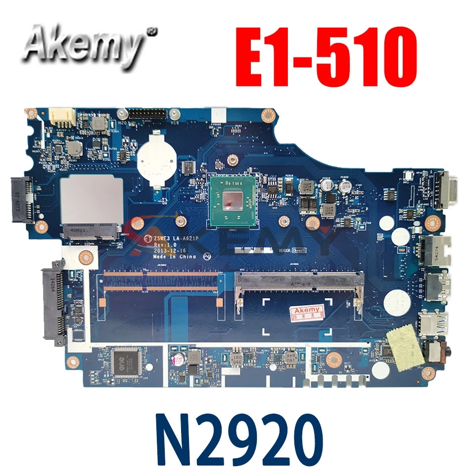 Материнская плата Akemy для ноутбука ACER Aspire E1-510 N2920, Z5WE3 LA-A621P SR1SF
Материнская плата Akemy для ноутбука ACER Aspire E1-510 N2920, Z5WE3 LA-A621P SR1SF