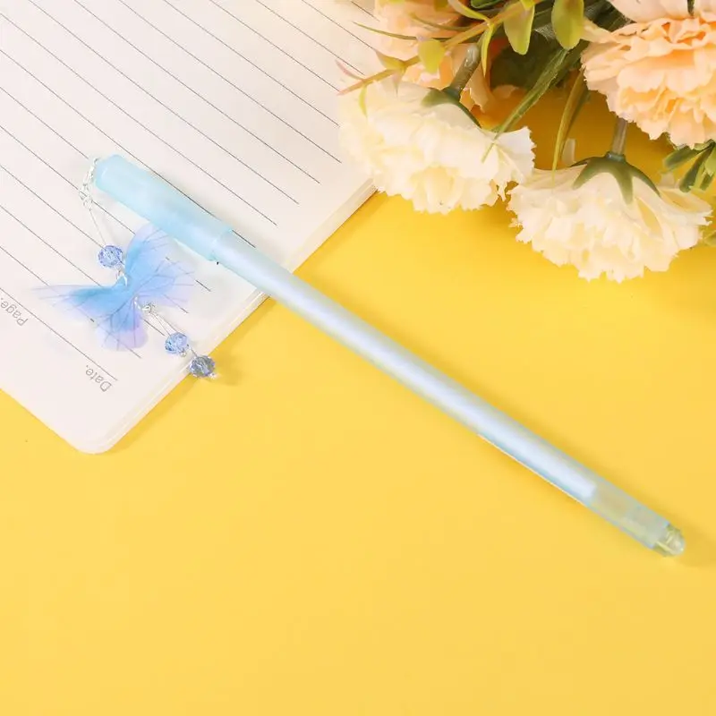 Cute Butterfly Pendant Neutral Pens Kawaii Crystal Gel Pen for Kids Gift School Office Supplies Stationery
Cute Butterfly Pendant Neutral Pens Kawaii Crystal Gel Pen for Kids Gift School Office Supplies Stationery