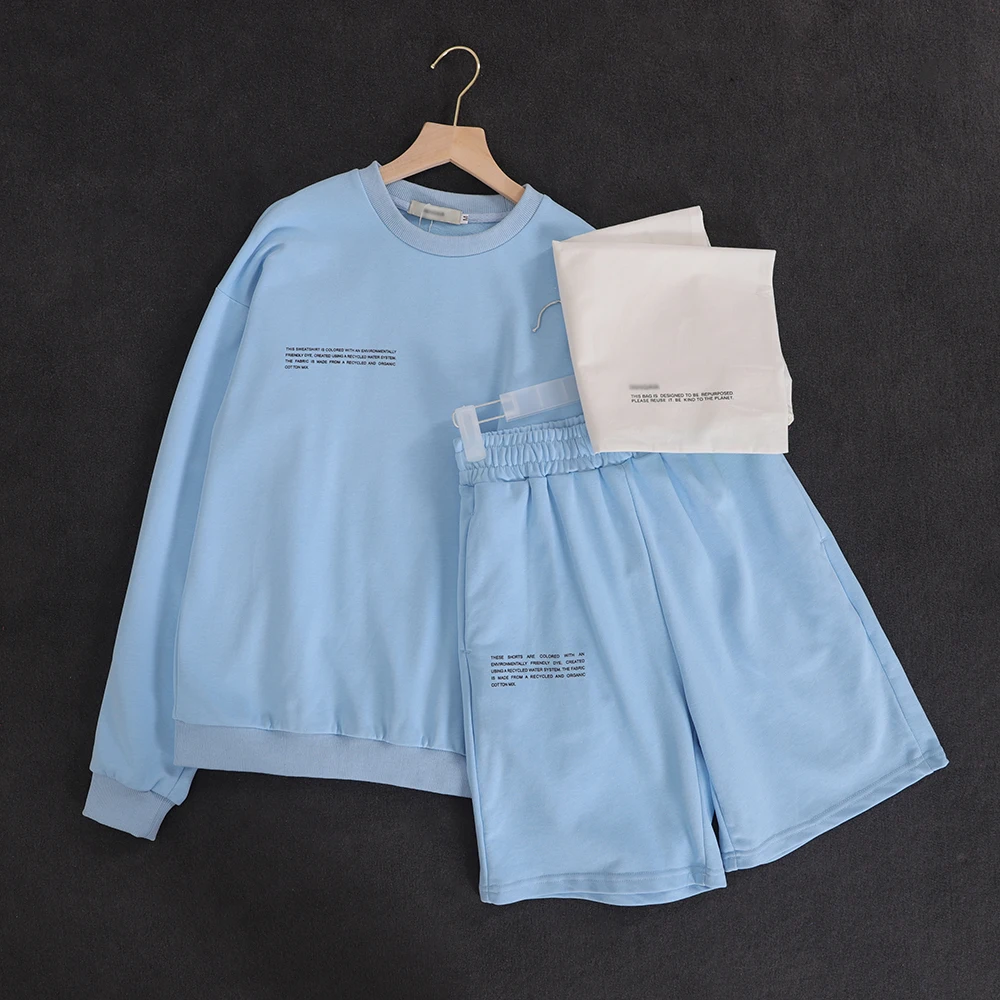 Summer New Men Sweatshirt Shorts Two Piece Set Letter Print Loose O-Neck Tshirt Sweatpants 100% Cotton Casual Tracksuit
Summer New Men Sweatshirt Shorts Two Piece Set Letter Print Loose O-Neck Tshirt Sweatpants 100% Cotton Casual Tracksuit