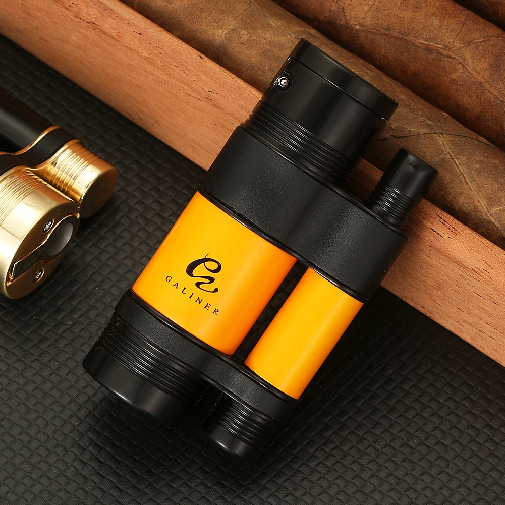 GALINER Cigar Gas Lighter With Punch Refillable Torch Jet Flame Smoking Accessories Tool Portable Torch Lighter
GALINER Cigar Gas Lighter With Punch Refillable Torch Jet Flame Smoking Accessories Tool Portable Torch Lighter