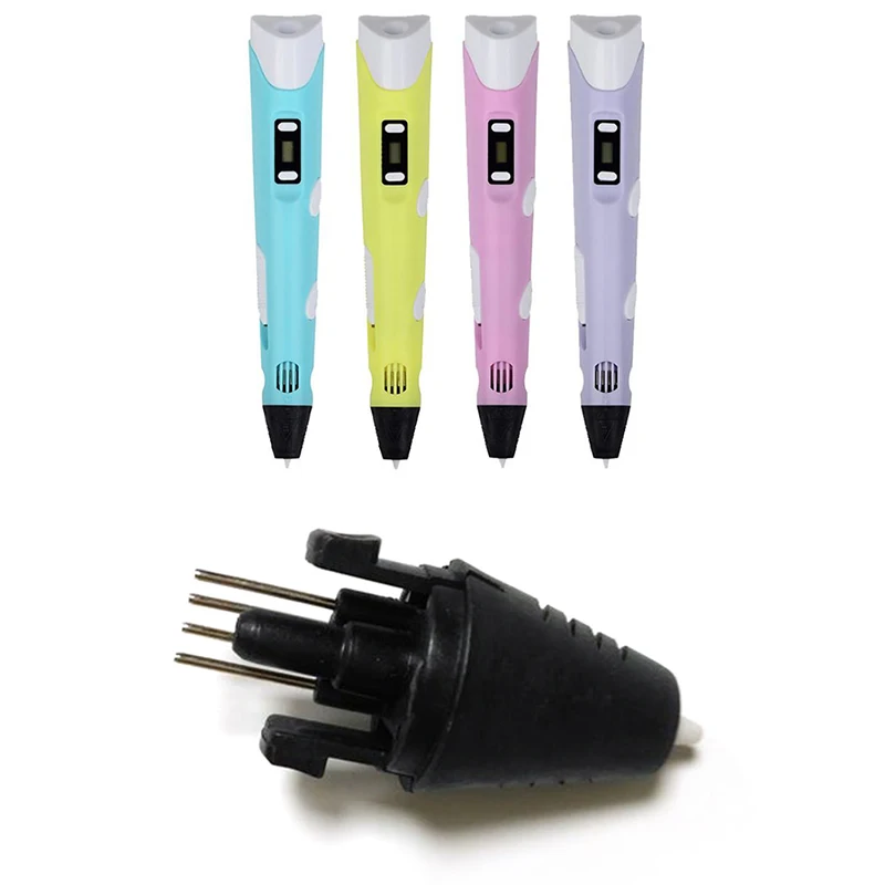 50mm+35mm Printer Pen Injector Head Nozzle For Second Generation 3D Printing Pen Parts ABS Black 3D Printing Pen Nozzle
50mm+35mm Printer Pen Injector Head Nozzle For Second Generation 3D Printing Pen Parts ABS Black 3D Printing Pen Nozzle