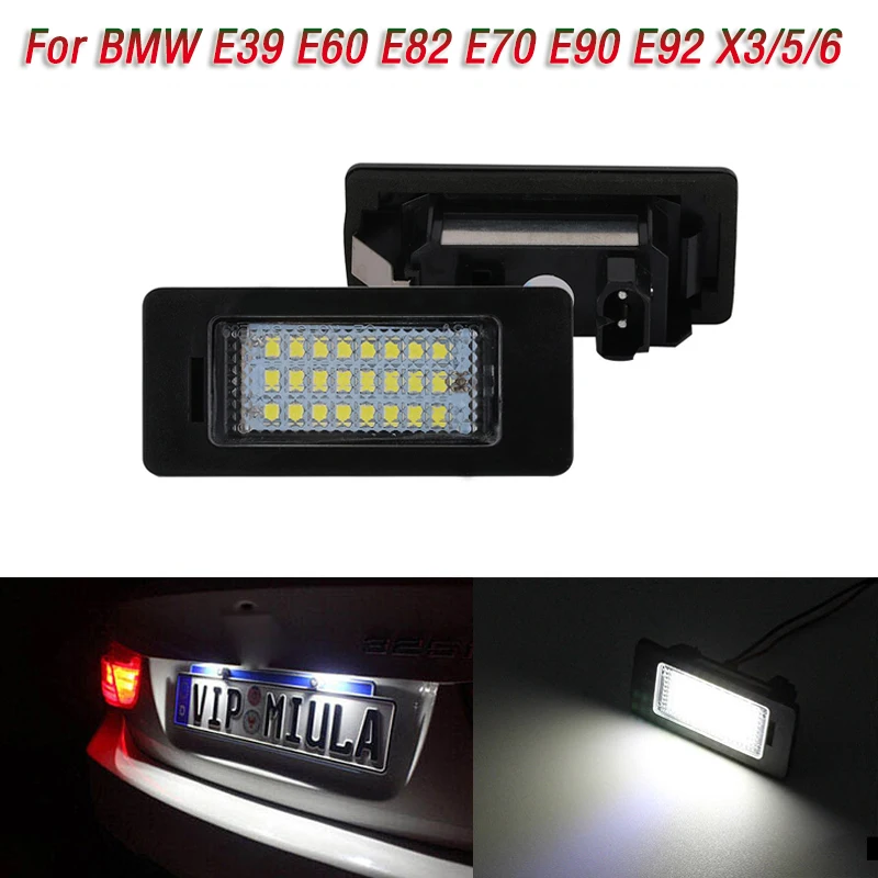 2Pcs Canbus License Plate Led Light White Lamp for BMW 5 Series 3 Series E39 E60 E61 E70 E71 E72 E82 E88 E90 E92 E93 M3 X5
2Pcs Canbus License Plate Led Light White Lamp for BMW 5 Series 3 Series E39 E60 E61 E70 E71 E72 E82 E88 E90 E92 E93 M3 X5