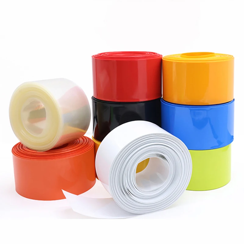 Blue/Red/Yellow PVC Heat Shrink Tube 83mm Flat Width Φ52mm Battery Pack Heat Shrinkable Film For Model Accessories 
Blue/Red/Yellow PVC Heat Shrink Tube 83mm Flat Width Φ52mm Battery Pack Heat Shrinkable Film For Model Accessories