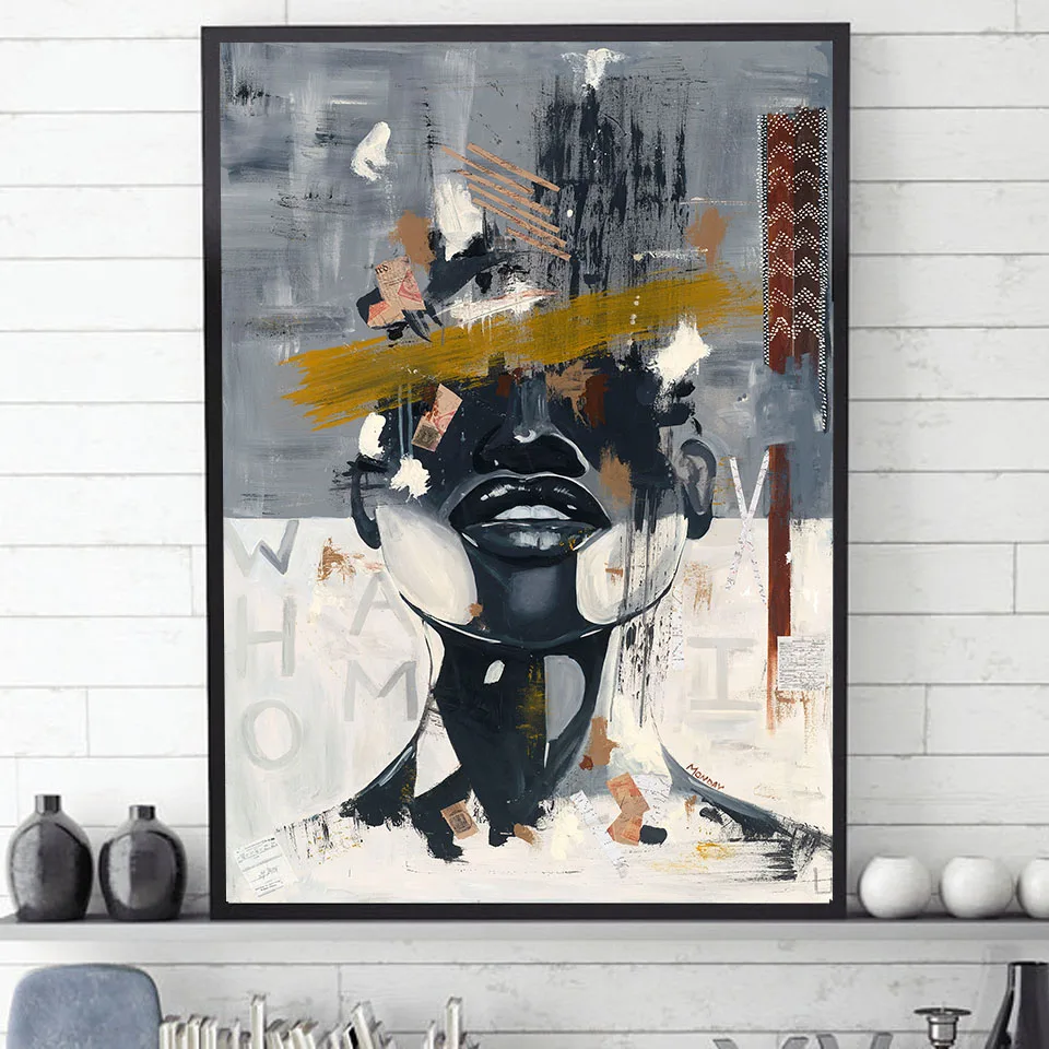 1 Piece Wall Canvas African American Art Identity Crisis Posters For HD Home Decor Prints Bedroom Paintings Living Room
1 Piece Wall Canvas African American Art Identity Crisis Posters For HD Home Decor Prints Bedroom Paintings Living Room
