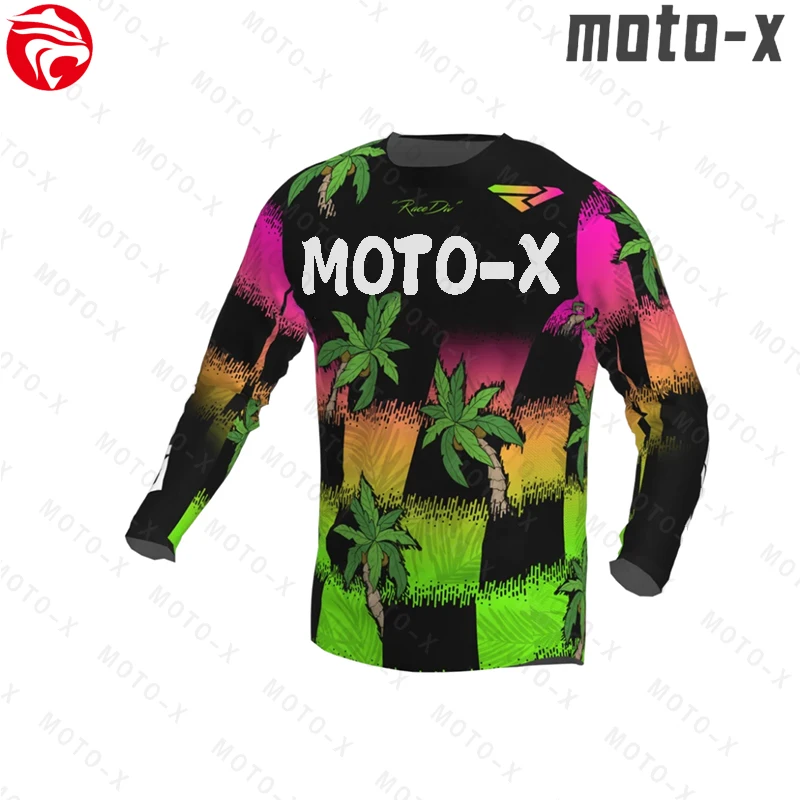 

2021 команда Mtb Мотокросс Джерси Maillot DH Велоспорт Горный Джерси гонки мотоцикл длинный Велоспорт Moto-x