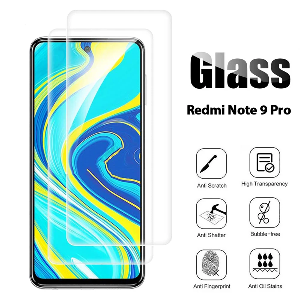 Защитное стекло для xiaomi redmi note 9 9s pro MAX 9C 9A | Мобильные телефоны и аксессуары