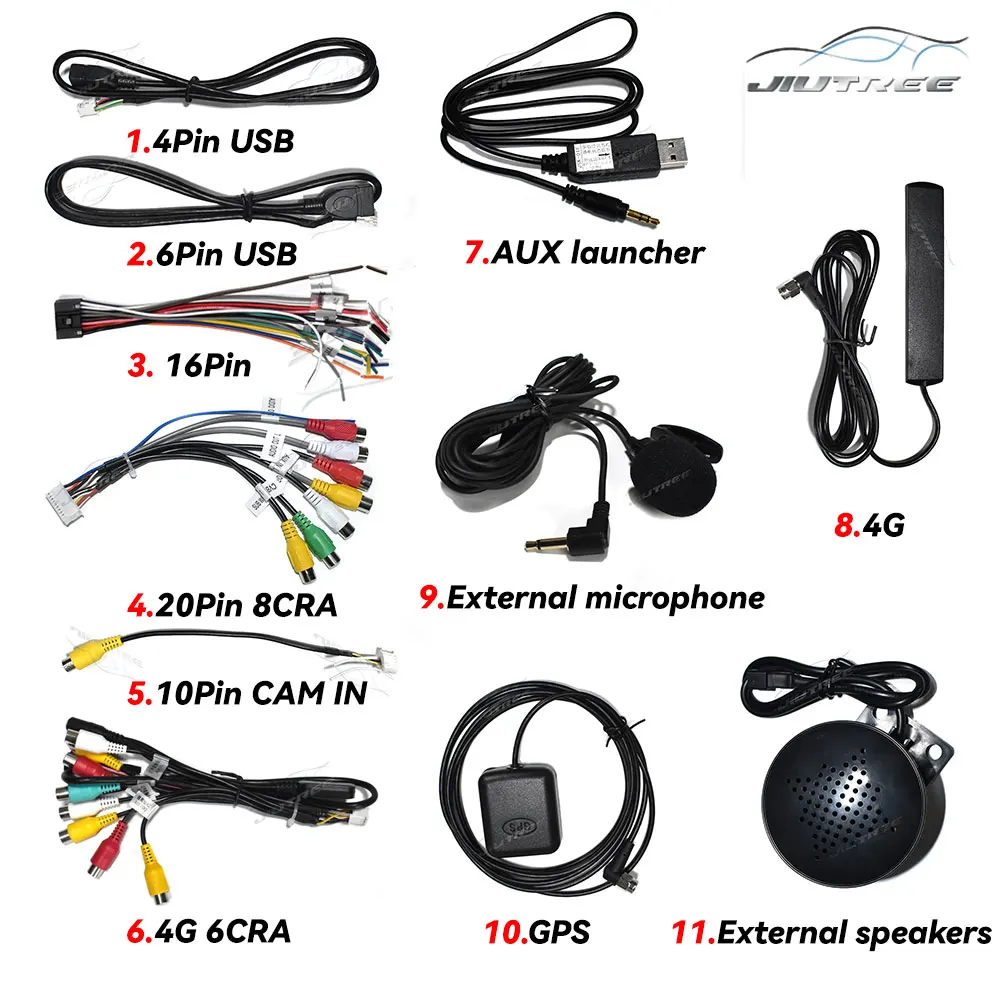 

Автомобильный головной узел стерео проводки комплект совместимый с XY Авто Android интерфейс решения RCA USB аудио и видео кабель