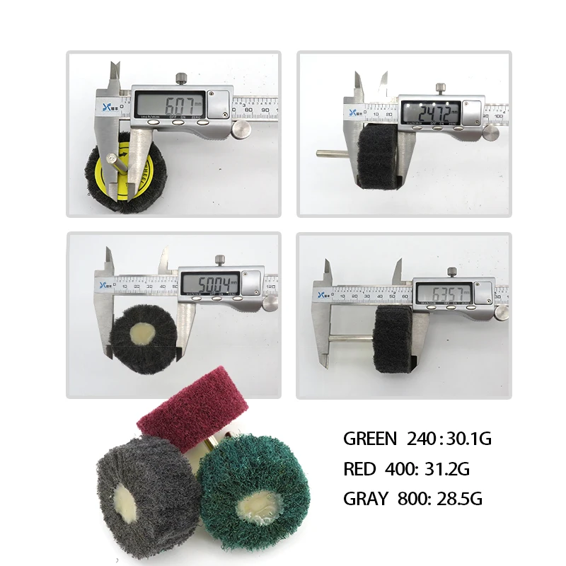 MAXMAN 2 Inch 240/400/800 Mesh Scouring Cloth Grinding Head Stainless Steel Polishing Wheel 6MM Shank Diameter Abrasive Tool
MAXMAN 2 Inch 240/400/800 Mesh Scouring Cloth Grinding Head Stainless Steel Polishing Wheel 6MM Shank Diameter Abrasive Tool