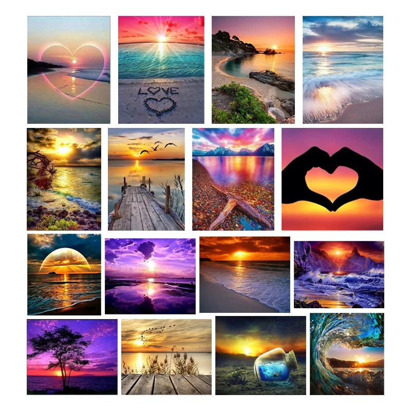 Diy Diamond Painting Sunset Sea Landscape Embroidery Home Wall Decoration Square Round Diamond Cross Stitch 5D Kits Full Drill
Diy Diamond Painting Sunset Sea Landscape Embroidery Home Wall Decoration Square Round Diamond Cross Stitch 5D Kits Full Drill