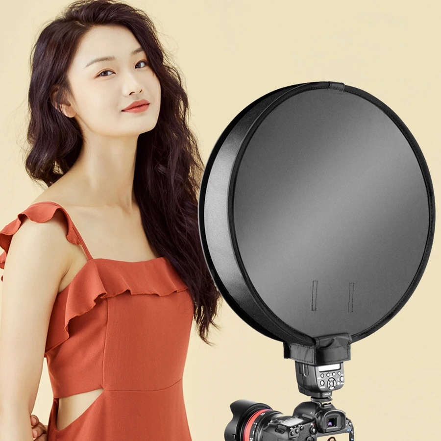 MAMEN 30cm/40cm Round Softbox Flash Diffuser Light Diffuser Reflector For Canon Sony Nikon DSLR Camera Universal
MAMEN 30cm/40cm Round Softbox Flash Diffuser Light Diffuser Reflector For Canon Sony Nikon DSLR Camera Universal