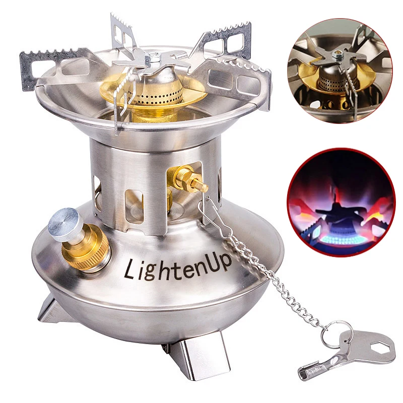 Lighten Up Portable Outdoor Stoves Camping Multi Fuel Oil Stove with 500ml Gasoline Fuel Bottle
Lighten Up Portable Outdoor Stoves Camping Multi Fuel Oil Stove with 500ml Gasoline Fuel Bottle