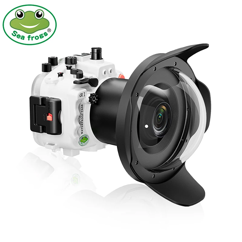 Seafrogs Новое поступление Профессиональный чехол для дайвинга для Sony A1 водонепроницаемый резиновый чехол для камеры IPX8 подводный 40 м/130 футов 
Seafrogs Новое поступление Профессиональный чехол для дайвинга для Sony A1 водонепроницаемый резиновый чехол для камеры IPX8 подводный 40 м/130 футов