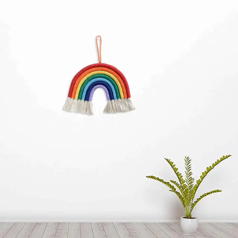 7pcs 7 Colors Rainbow Hand Woven Pendant Rainbow Pendant Wall Decoration Strap Home Wall Decoration Accessories Supplies
7pcs 7 Colors Rainbow Hand Woven Pendant Rainbow Pendant Wall Decoration Strap Home Wall Decoration Accessories Supplies