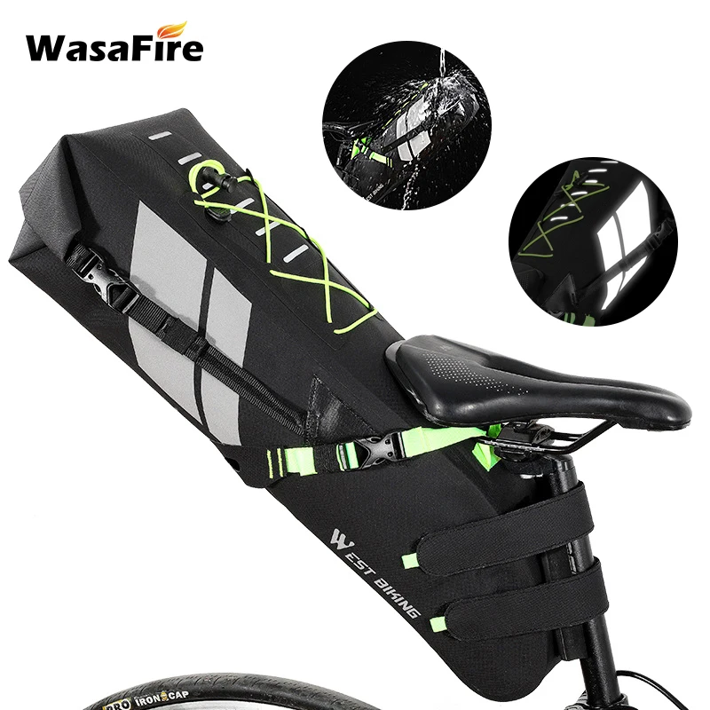 10L/17L Bicycle Bag Large Capacity Reflective Waterproof Bike Saddle Bags MTB Seat Pannier Foldable Cycling Tail Rear Bag Trunk
10L/17L Bicycle Bag Large Capacity Reflective Waterproof Bike Saddle Bags MTB Seat Pannier Foldable Cycling Tail Rear Bag Trunk