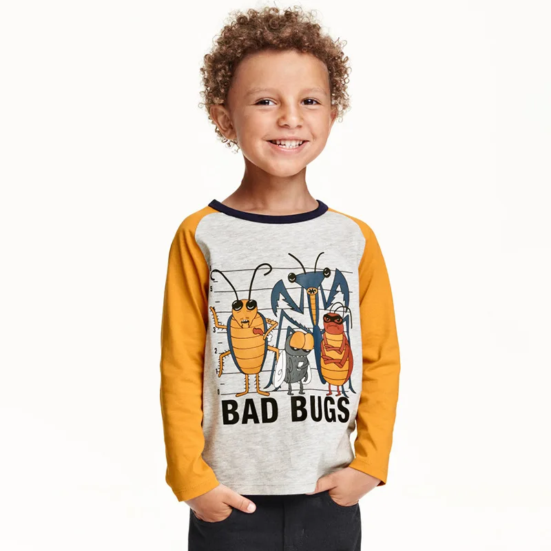 Fashion Kids Boys Long Sleeve T-shirts For 2-7 Years Children Tops Tees Spring Clothing
Fashion Kids Boys Long Sleeve T-shirts For 2-7 Years Children Tops Tees Spring Clothing