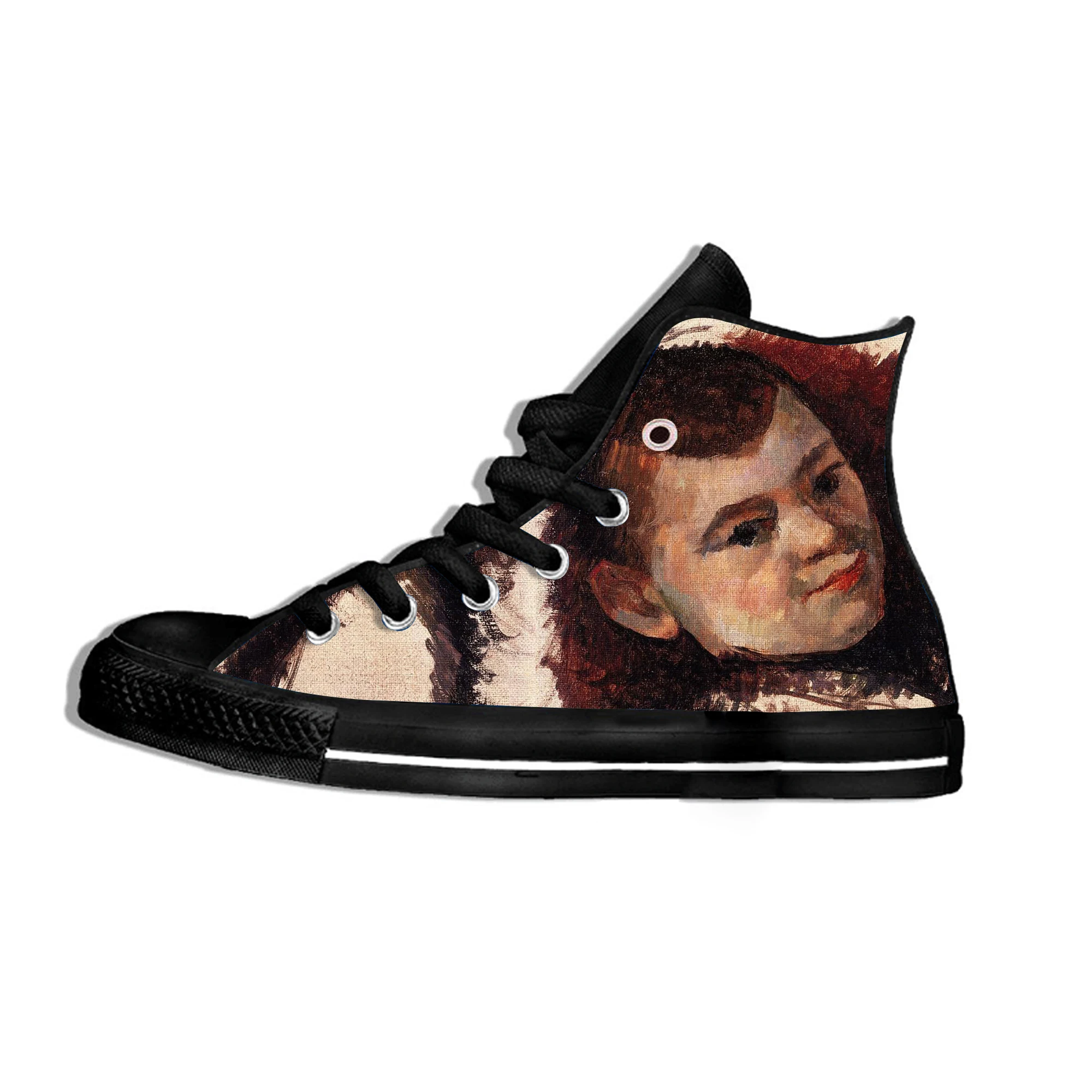 Custom Logo Image Printing Sneakers Shoes Hot Sales Famous Painter Cezanne Comfortable Walking Canvas Zapatos De Mujer Outdoor | Спорт и