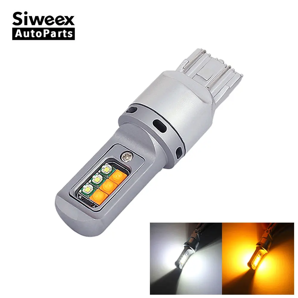 1 Pcs BA15S 1156 BAY15D 1157 LED Car Tail Lights 7443 T20 3157 T25 Canbus Error Free 12 3535 SMD White+Yellow Brake Reverse Lamp
1 Pcs BA15S 1156 BAY15D 1157 LED Car Tail Lights 7443 T20 3157 T25 Canbus Error Free 12 3535 SMD White+Yellow Brake Reverse Lamp