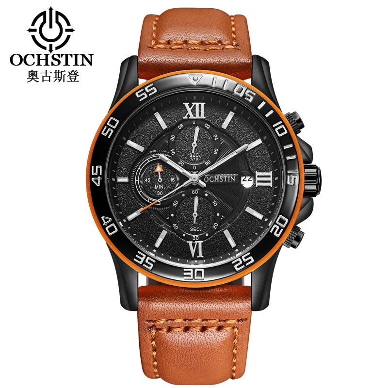 OCHSTIN Augusten 068A Men's Watch Quartz Watch Racing Wind Six Needle Sports Water Meter
OCHSTIN Augusten 068A Men's Watch Quartz Watch Racing Wind Six Needle Sports Water Meter