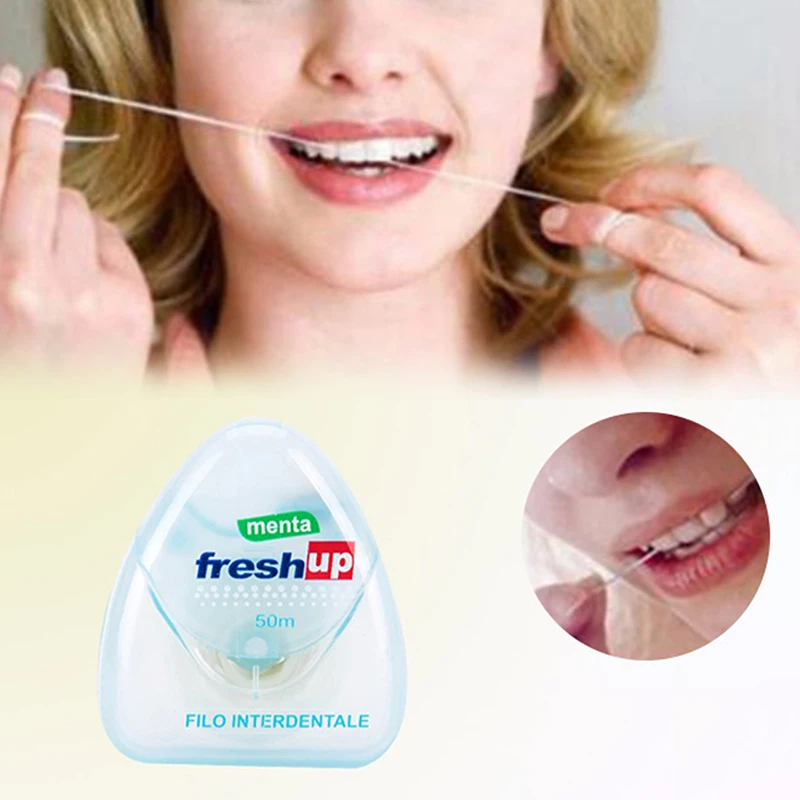 50M Micro Wax Peppermint flavor Dental Flosser Interdental Brush Teeth Stick Toothpicks Floss Pick Oral Hygiene Clean Wire
50M Micro Wax Peppermint flavor Dental Flosser Interdental Brush Teeth Stick Toothpicks Floss Pick Oral Hygiene Clean Wire