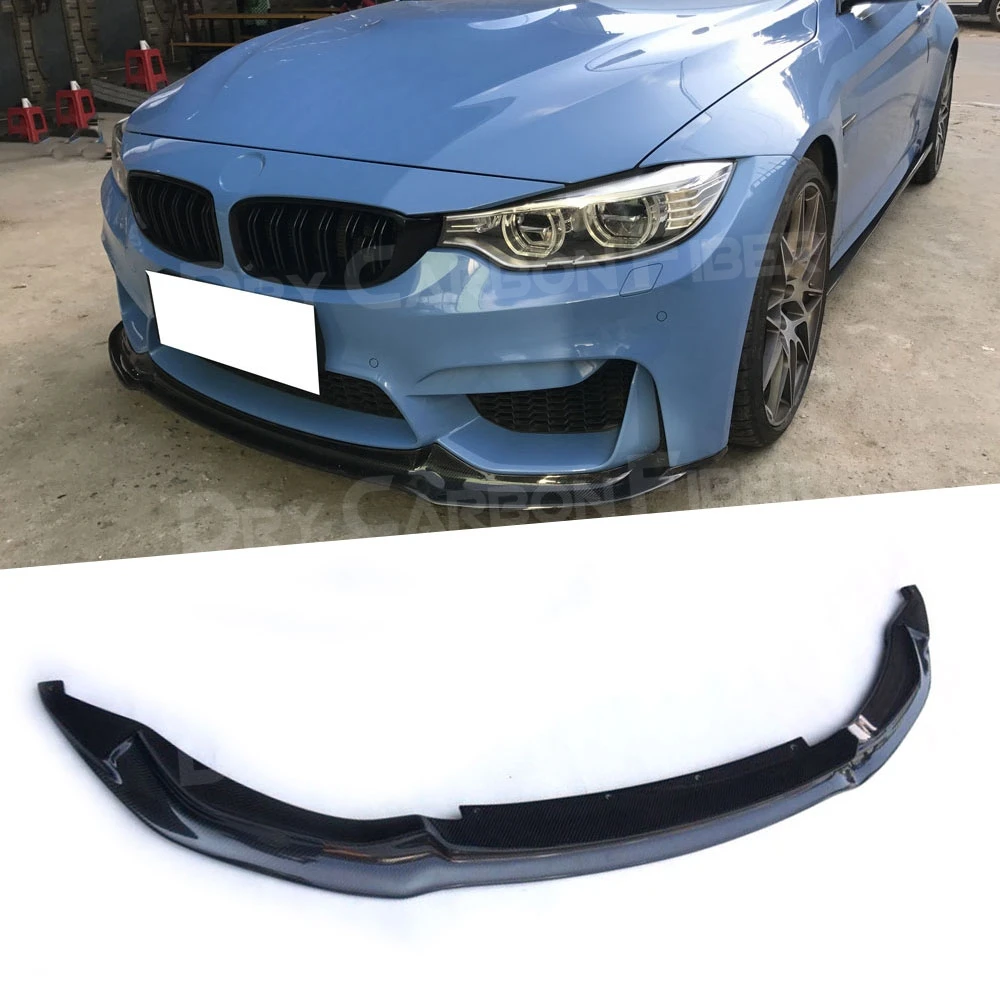 Передний спойлер из углеродного волокна/ФАП для BMW F80 M3 F82 F83 M4 2014 2019 лопата бампера