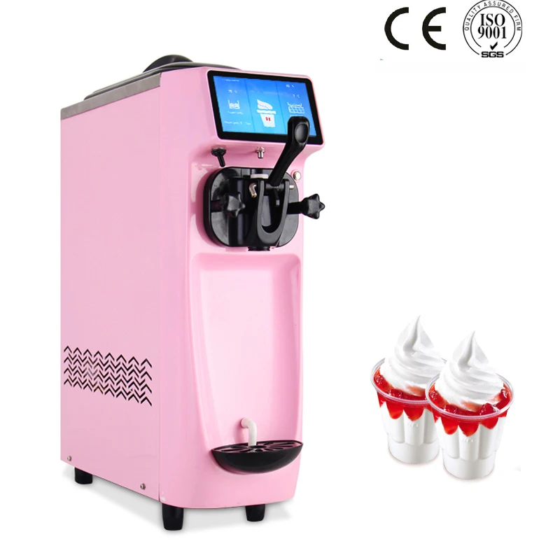 Desktop Mini Single Head Soft Ice Cream Machine Touch Screen Ice Cream Machine Sundae Ice Cream Machine 
Desktop Mini Single Head Soft Ice Cream Machine Touch Screen Ice Cream Machine Sundae Ice Cream Machine