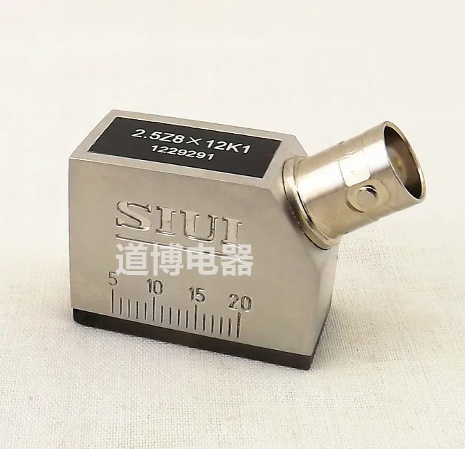 Ultrasonic Inclined Probe SIUI 2.5Z8x12K1 Non-destructive Testing UT Flaw Detector Probe
Ultrasonic Inclined Probe SIUI 2.5Z8x12K1 Non-destructive Testing UT Flaw Detector Probe