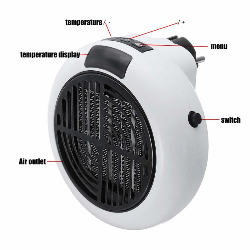 900w Mini Portable Electric Heater Desktop Heating Warm Air Fan Home Office Wall Handy Air Heater Bathroom Radiator Warmer Fan
900w Mini Portable Electric Heater Desktop Heating Warm Air Fan Home Office Wall Handy Air Heater Bathroom Radiator Warmer Fan