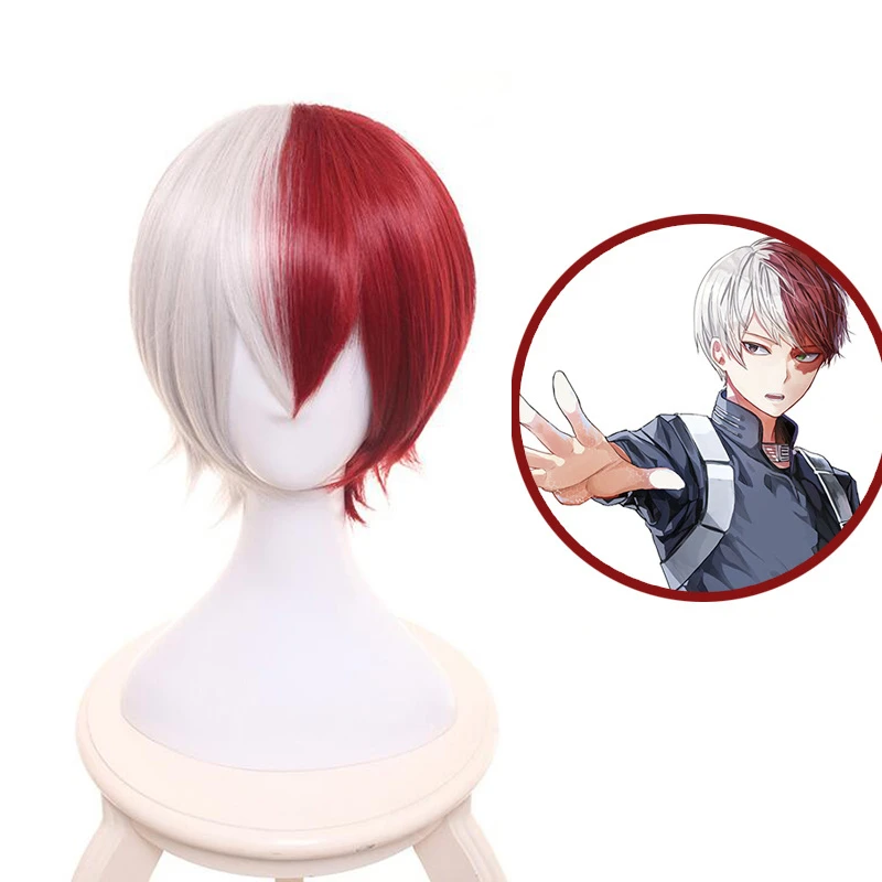 My Hero Academia Boku No Hero Academia Shoto Todoroki Shouto White and Red Heat-resistant Fiber Hair Anime Costume Cosplay Wig
My Hero Academia Boku No Hero Academia Shoto Todoroki Shouto White and Red Heat-resistant Fiber Hair Anime Costume Cosplay Wig