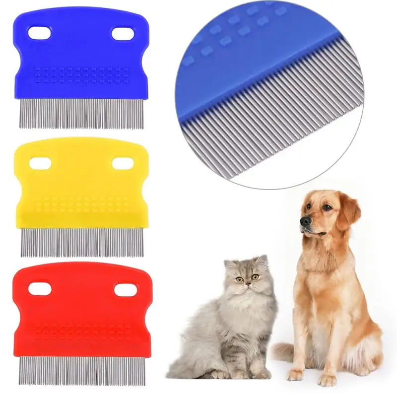 1PC Stainless Steel Tooth Tear Eye Care Stain Remover Comb for Pet Dogs Cat Hair Rake Flea Brush Multifunction Grooming Supplies
1PC Stainless Steel Tooth Tear Eye Care Stain Remover Comb for Pet Dogs Cat Hair Rake Flea Brush Multifunction Grooming Supplies