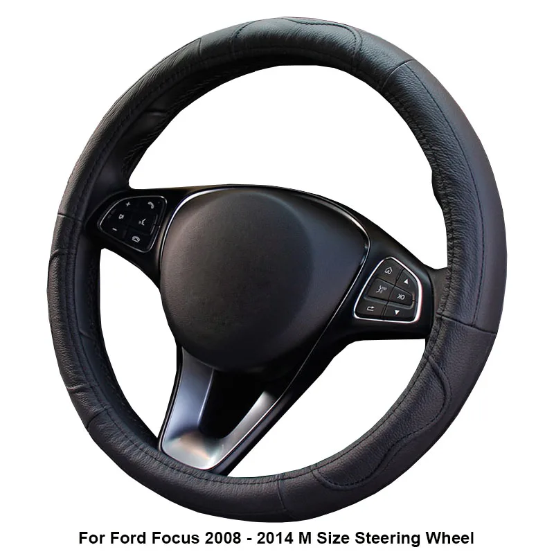 Cow True Leather Car Steering Wheel Cover For Ford Focus 2008 2009 2010 2011 2012 2013 2014 M Size Steering Wheel Auto parts
Cow True Leather Car Steering Wheel Cover For Ford Focus 2008 2009 2010 2011 2012 2013 2014 M Size Steering Wheel Auto parts