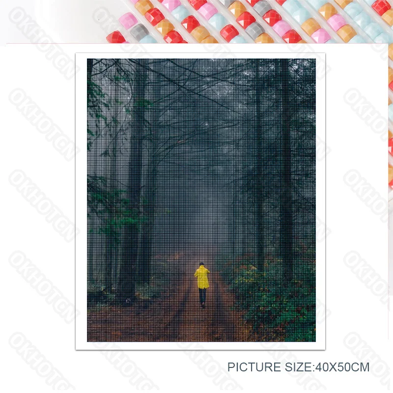 Diy Diamond Painting Stickers Diamond Embroidery Modern Home Decoration Sofa Background Wall Painting Quiet Forest Painting
Diy Diamond Painting Stickers Diamond Embroidery Modern Home Decoration Sofa Background Wall Painting Quiet Forest Painting