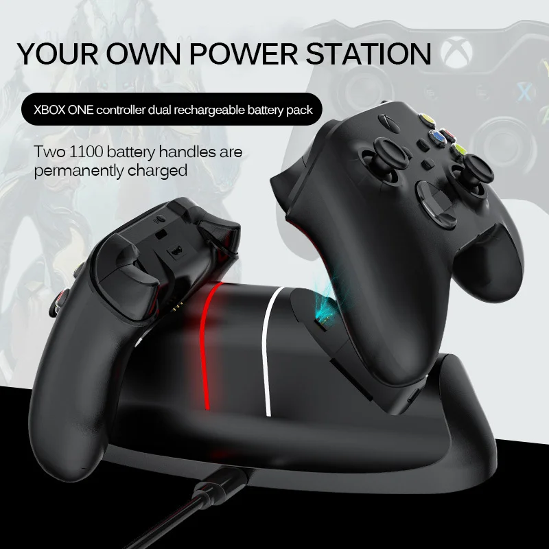 Game Controller Charger Base Battery Set for Xbox Series X with 2 Batteries 1100mAh Rechargeable Battery Game Controller Charger
Game Controller Charger Base Battery Set for Xbox Series X with 2 Batteries 1100mAh Rechargeable Battery Game Controller Charger