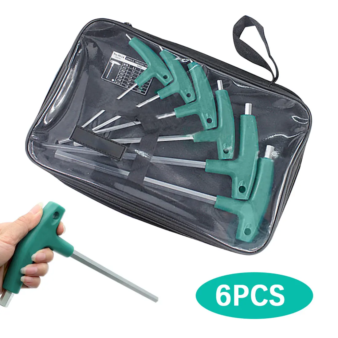 Allen Key Hex Wrench Set 6/9 Pcs Screwdriver Hand Tools Save Labour T Handle Spanner Auto Bike Motorycle Reapair Household
Allen Key Hex Wrench Set 6/9 Pcs Screwdriver Hand Tools Save Labour T Handle Spanner Auto Bike Motorycle Reapair Household