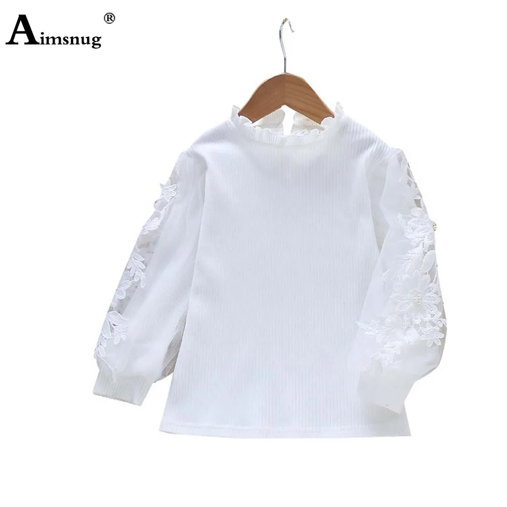Children Sweet T-shirt Baby Girl Patchwork Guaze Lace Tees Shirt Knitted Pullovers Long Sleeve Autumn Princess Top Kids Clothing
Children Sweet T-shirt Baby Girl Patchwork Guaze Lace Tees Shirt Knitted Pullovers Long Sleeve Autumn Princess Top Kids Clothing