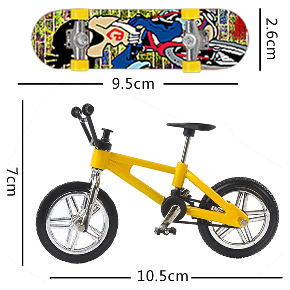 Children's Toy Simulation Alloy Bicycle Model Toy Finger Skateboard Bicycle Set Bicycle + Vitality Board + Scooter for Boys Toys
Children's Toy Simulation Alloy Bicycle Model Toy Finger Skateboard Bicycle Set Bicycle + Vitality Board + Scooter for Boys Toys