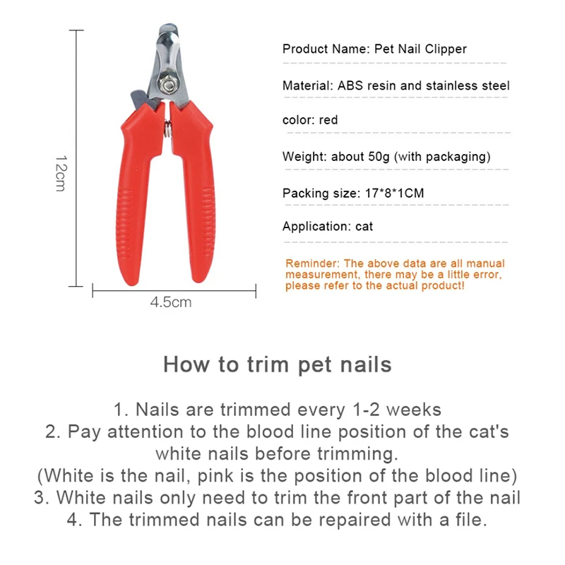 Professional Pet Nail Clippers Stainless Steel Dog Toe Claw Cutter Clippers Pet Grooming Nailclippers for Puppy Dog Pet Products
Professional Pet Nail Clippers Stainless Steel Dog Toe Claw Cutter Clippers Pet Grooming Nailclippers for Puppy Dog Pet Products
