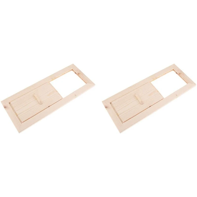 2 Pieces of Multifunctional Cedar Retractable Vents Ventilated Louver Cedar Sauna Grille 
2 Pieces of Multifunctional Cedar Retractable Vents Ventilated Louver Cedar Sauna Grille