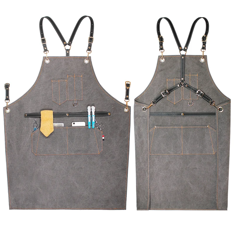 Barber Shop Denim Apron Logo Printing Coffee Shop Baking Hair Stylist Kitchen Catering Gown Pinafore Work Wear
Barber Shop Denim Apron Logo Printing Coffee Shop Baking Hair Stylist Kitchen Catering Gown Pinafore Work Wear